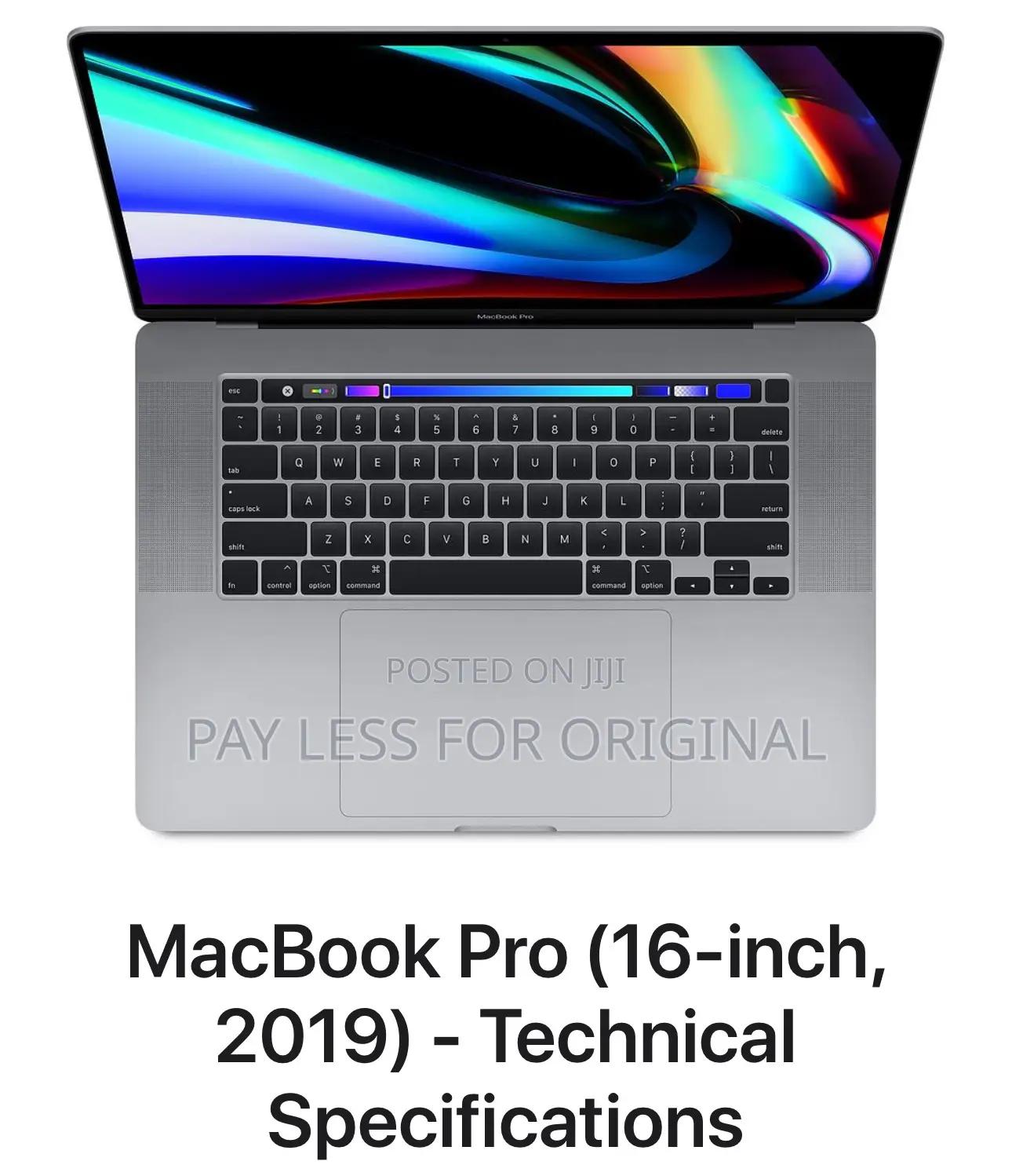 Laptop Apple MacBook Pro 2019 16GB Intel Core I9 SSD 1T
