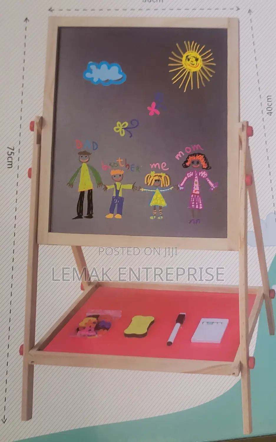 Kid Two Slided Drawing Board Magnetic Sketch Pad