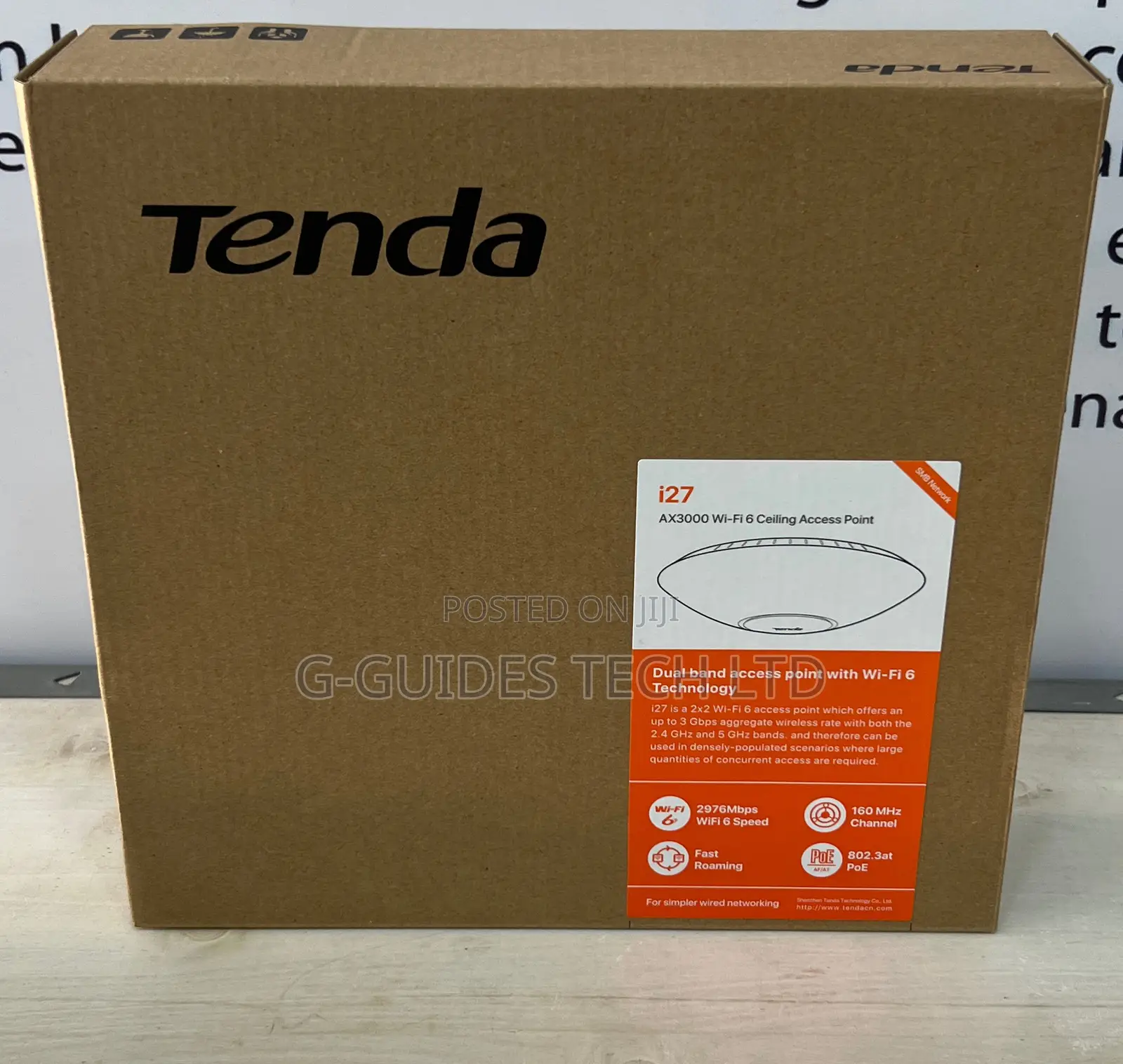 Tenda Ax3000 Wi-Fi 6 Ceiling Access Point I27