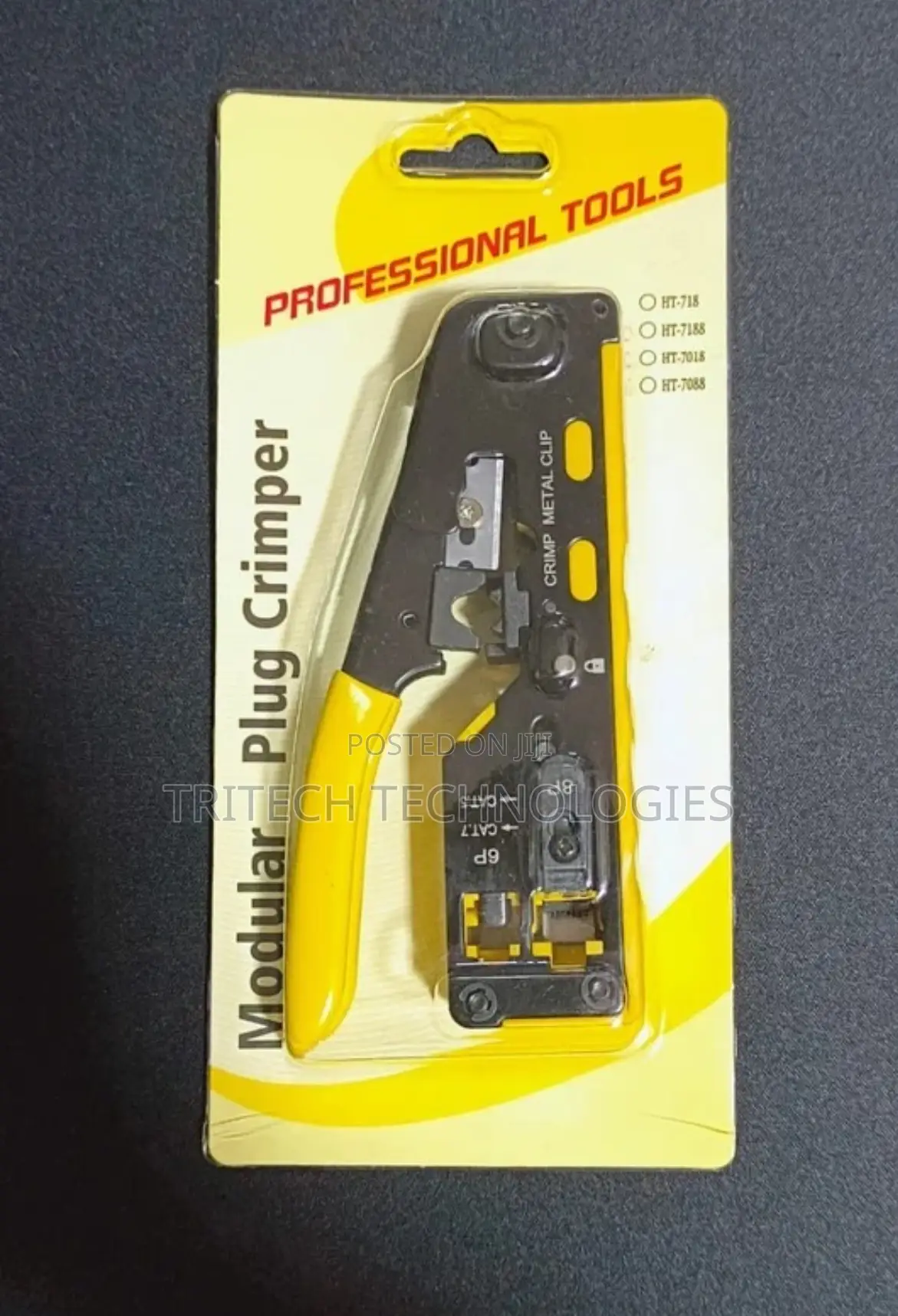 Modular Plug Crimping Tool for Rj45,Cat7 With Dovetail