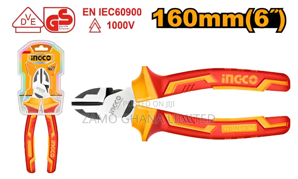 Insulated High Leverage Diagonal Pliers # Hihldcp28160