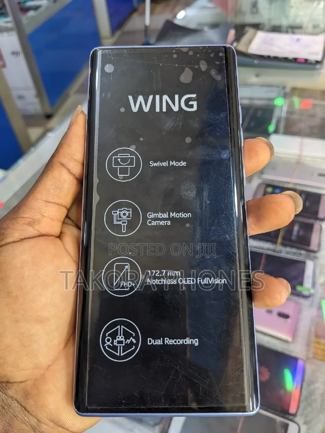 New LG Wing 5G 128 GB Blue