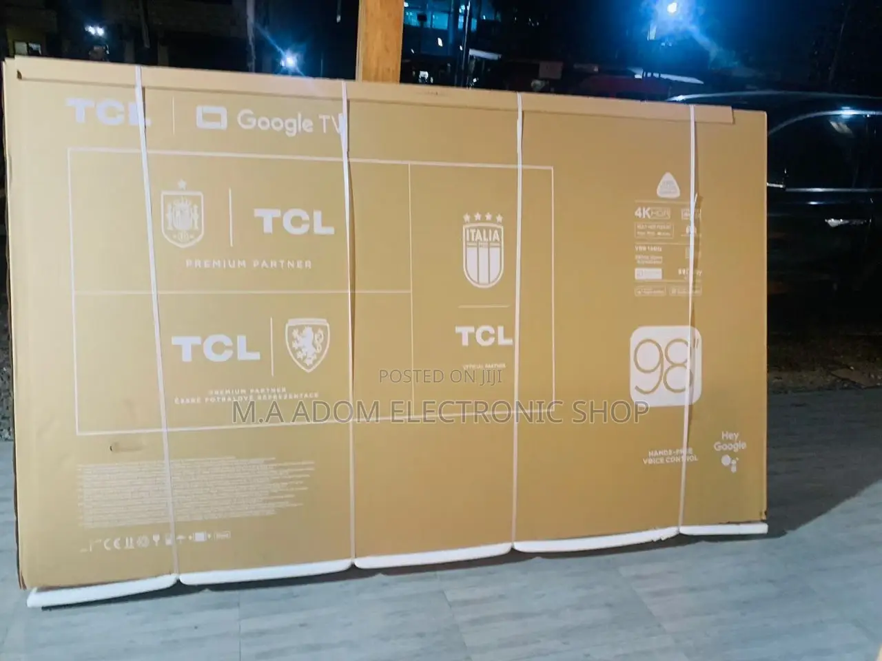 Unique Design TCL 98P745 98 Inch Ultra HD Google Tv.
