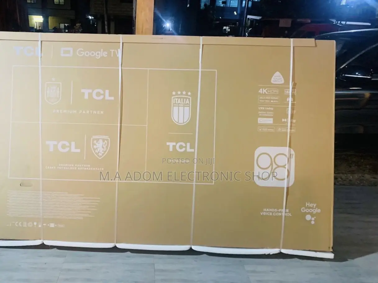 Well Design TCL 98P745 98 Inch Ultra HD Google Tv.