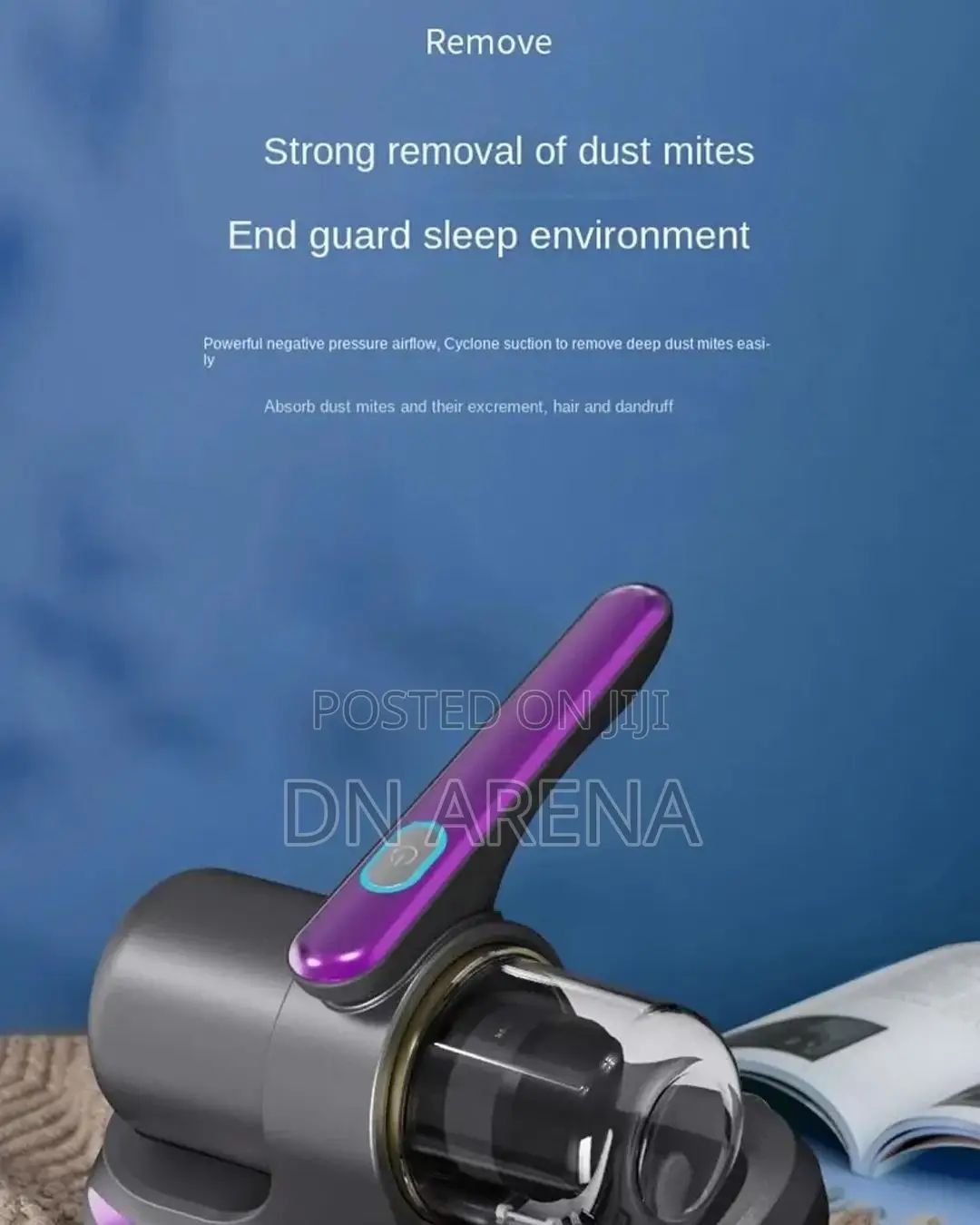 Wireless Anti Dust And Mite Cleaner Bed Vacuum Rechargable