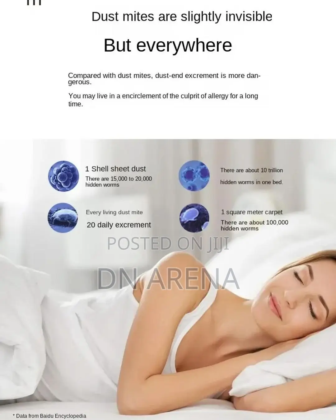 Wireless Anti Dust And Mite Cleaner Bed Vacuum Rechargable