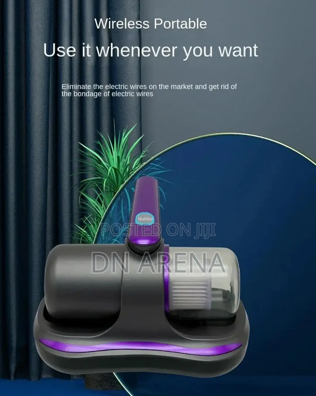 Wireless Anti Dust And Mite Cleaner Bed Vacuum Rechargable