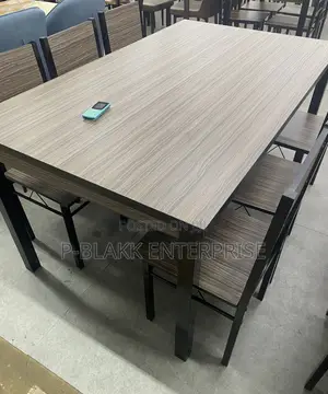 Wooden Dining Table With 6chairs