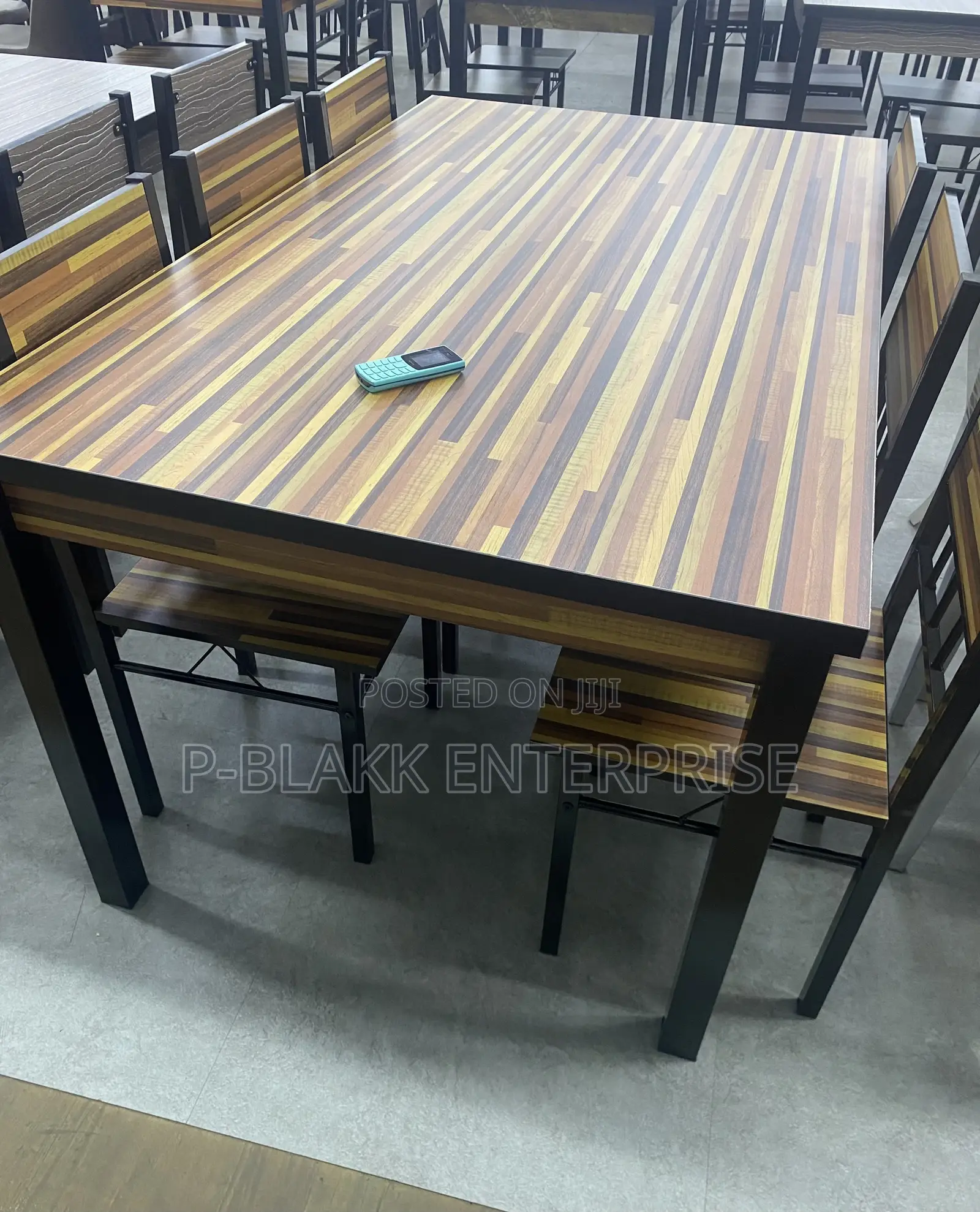 Wooden Dining Set (Table With 6chairs)