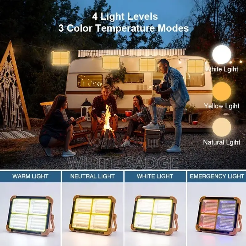 Industrial/Home Portable Solar Flood Light