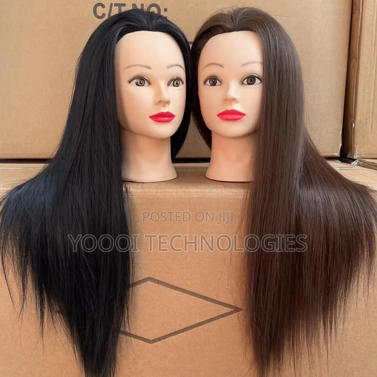 Mannequin Training Head Doll With Hair