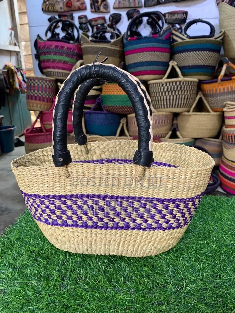 Handwoven Straw Bags and Baskets