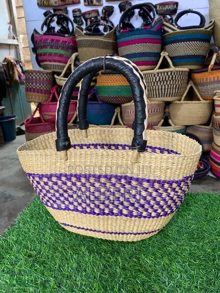 Handwoven Straw Bags and Baskets