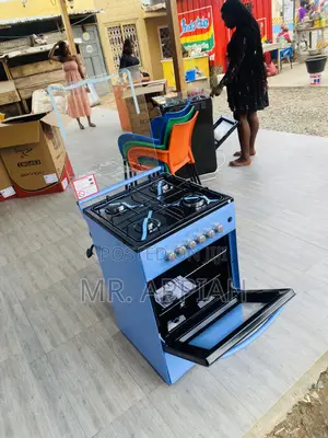 Shop Authentic Volcano 4 Gas Burner With Oven(Blue)50x50