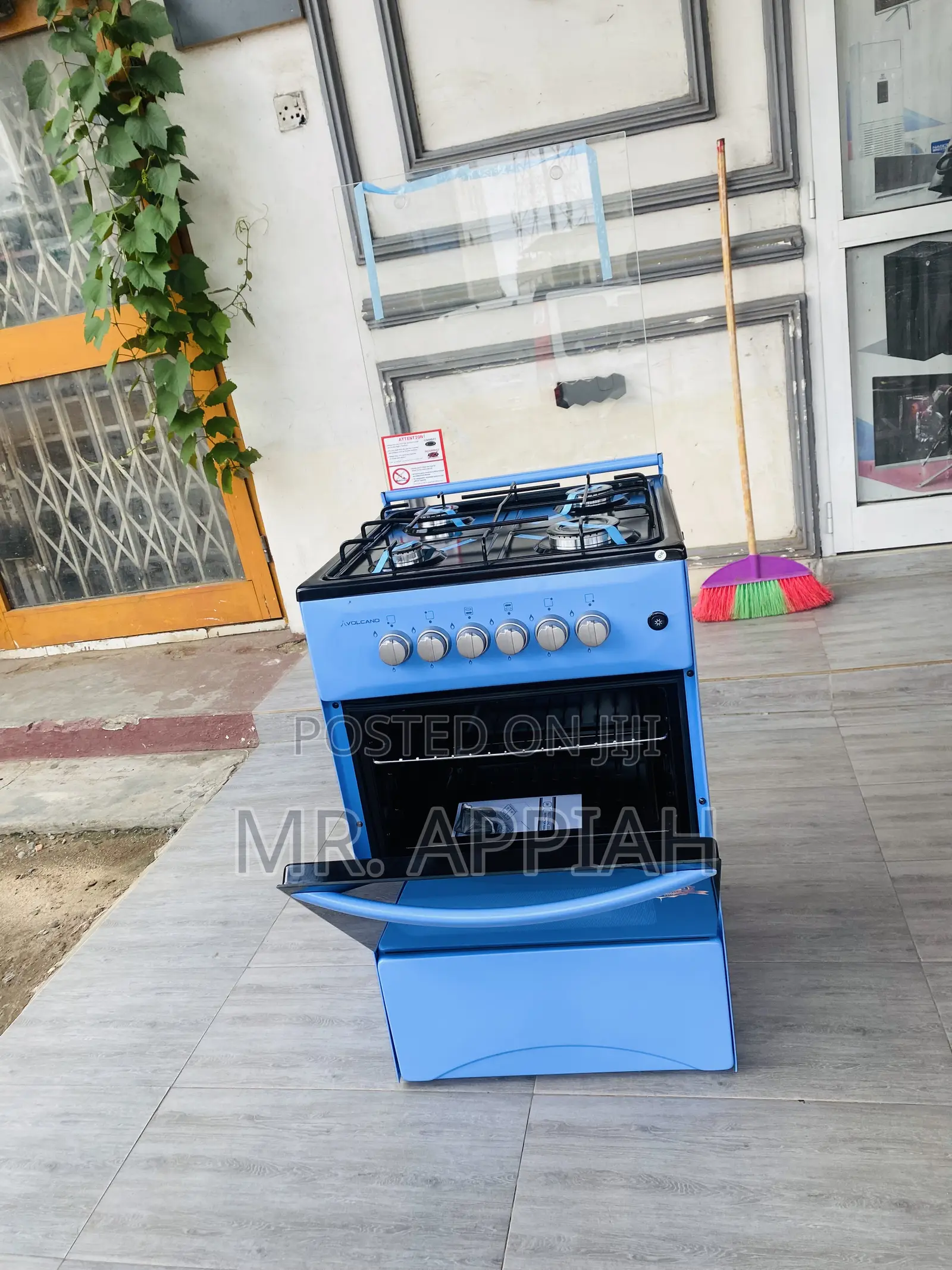Shop Affordable Volcano 50x50 4 Gas Burner With Oven(Blue).