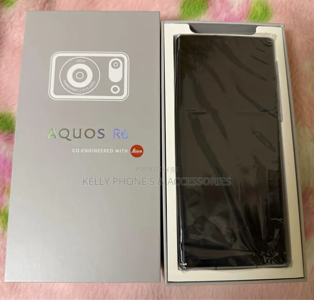 New Sharp Aquos R6 128 GB Black
