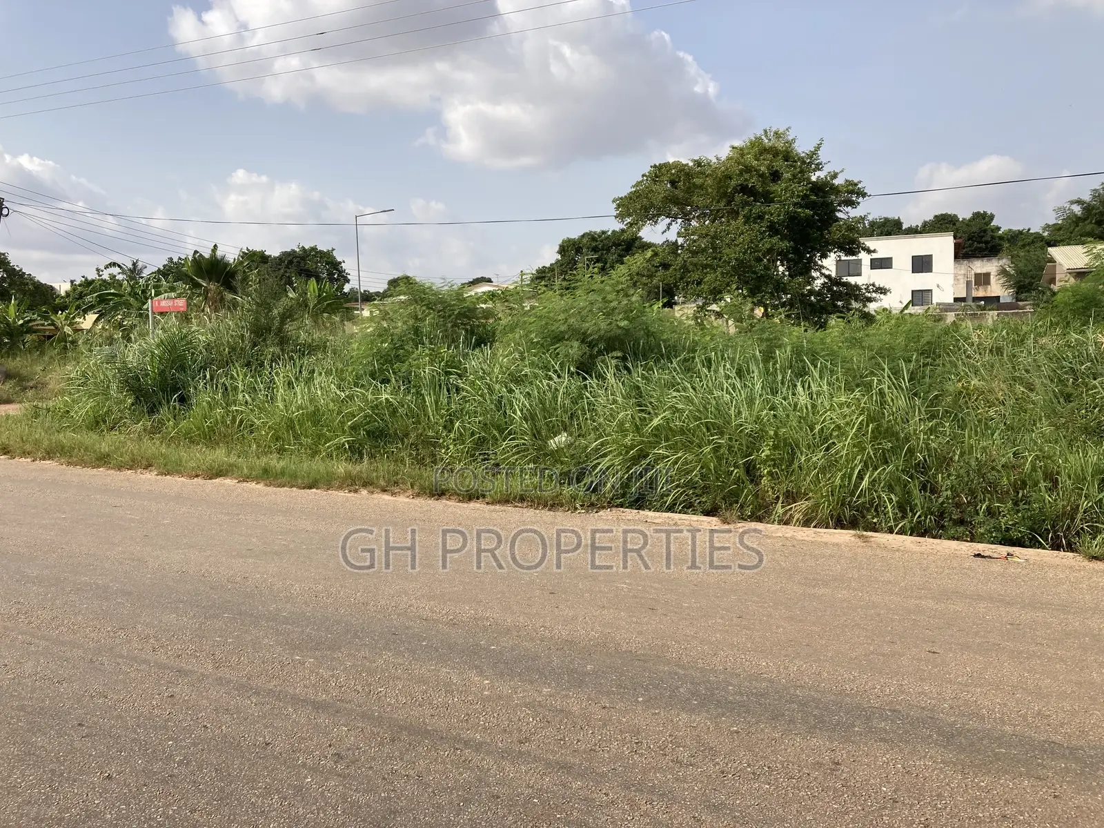 One Full Plot for Sale at Ahodwo,Sir Mass Area.