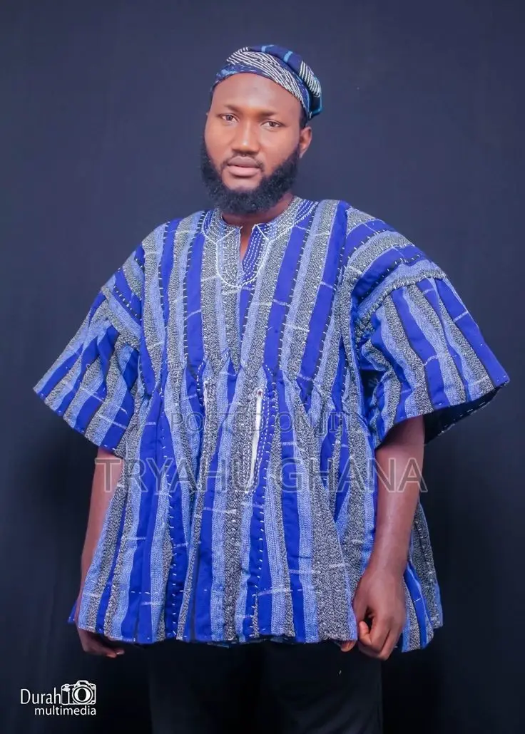 Original Handmade Ghanaian Traditional Fugu, Batakali, Smock