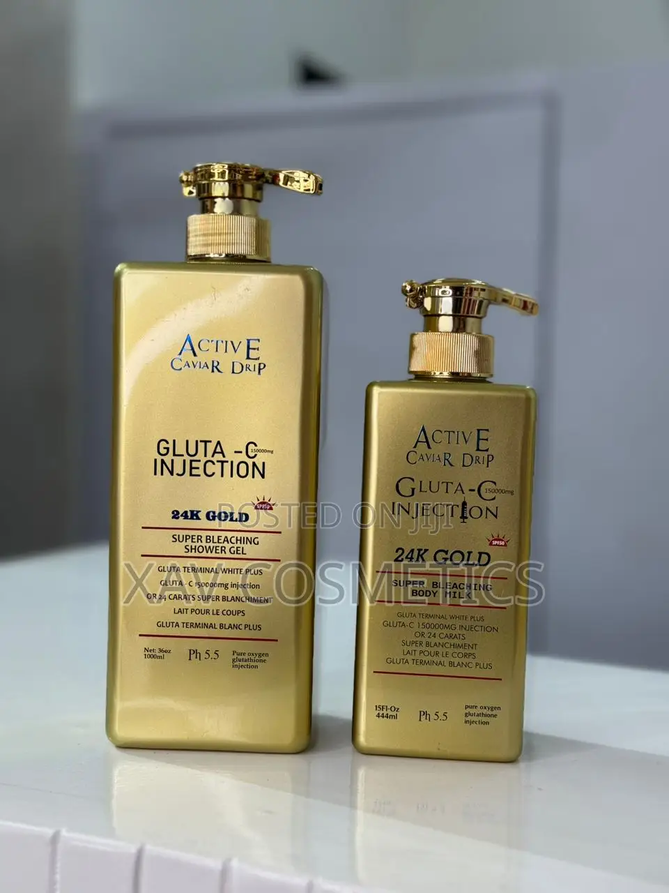 Active Caviar Drip Gluta C Injection Gold Lotion and Gel