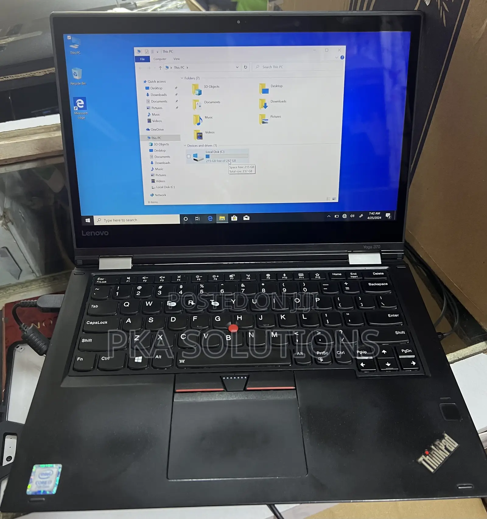Laptop Lenovo ThinkPad Yoga 370 8GB Intel Core I7 SSD 256GB