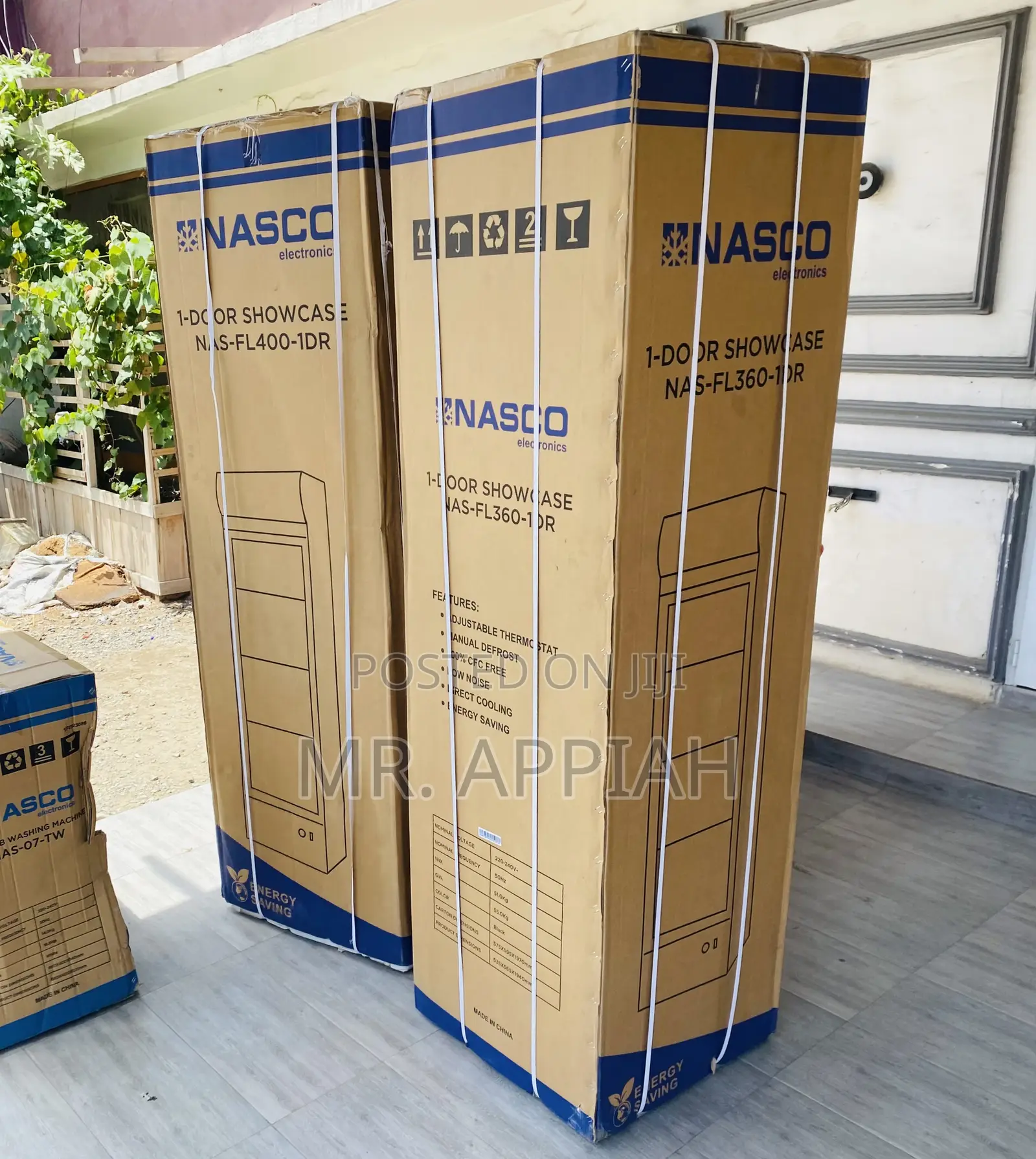 Fast Chilling Nasco Nasfl360-1dr 1 Door Display Fridge.