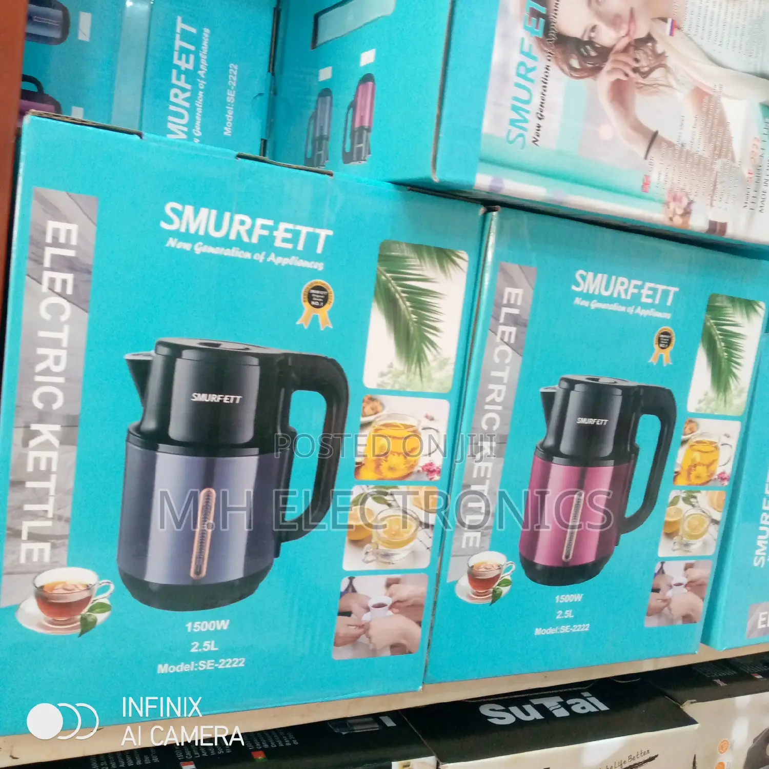Brand New Smuffet 1.5 Litred Kettle Heatre