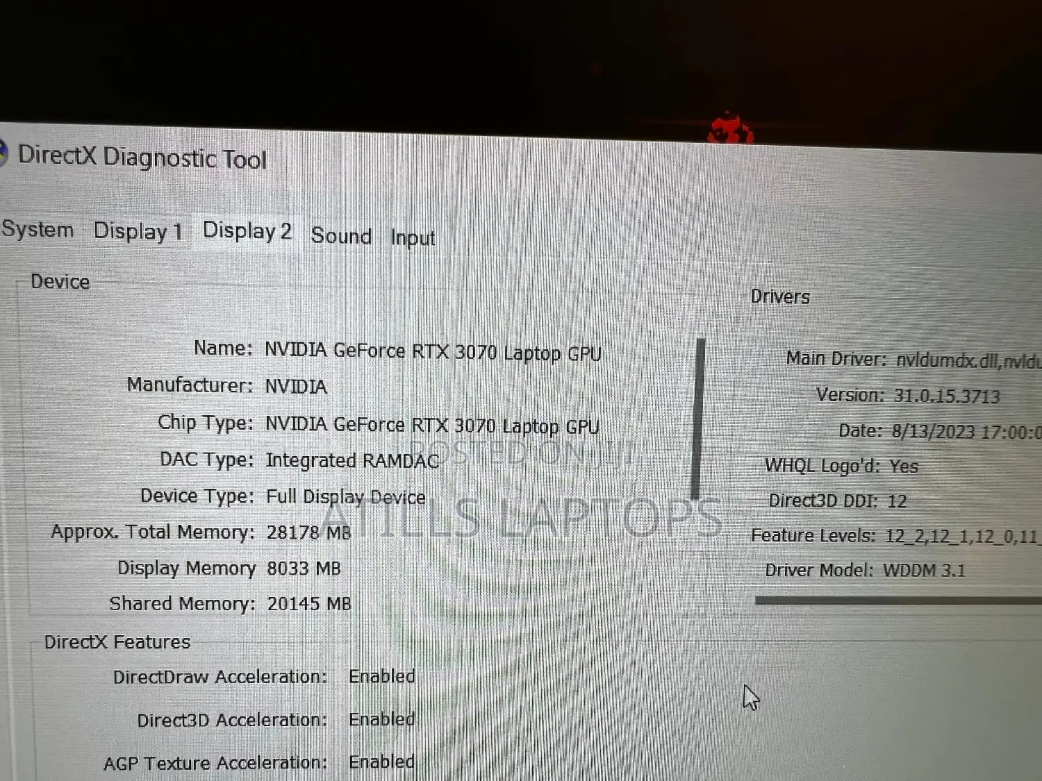 Laptop HP Omen 15 40GB AMD Ryzen 7 SSD 1T