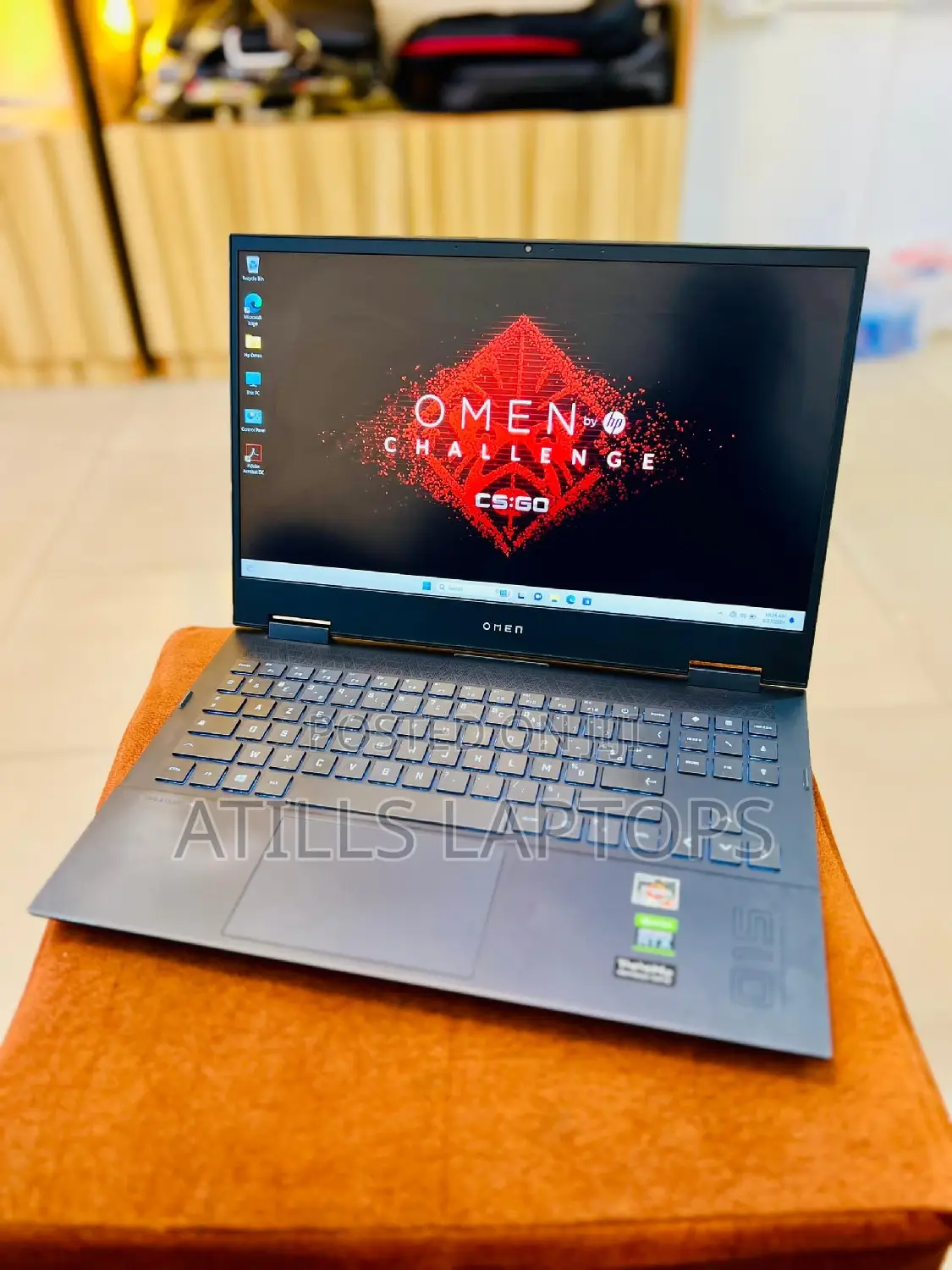 Laptop HP Omen 15 40GB AMD Ryzen 7 SSD 1T