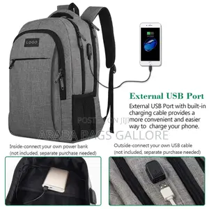 Quality Stockvwaterproof Usb Multi-Purpose Backpack.