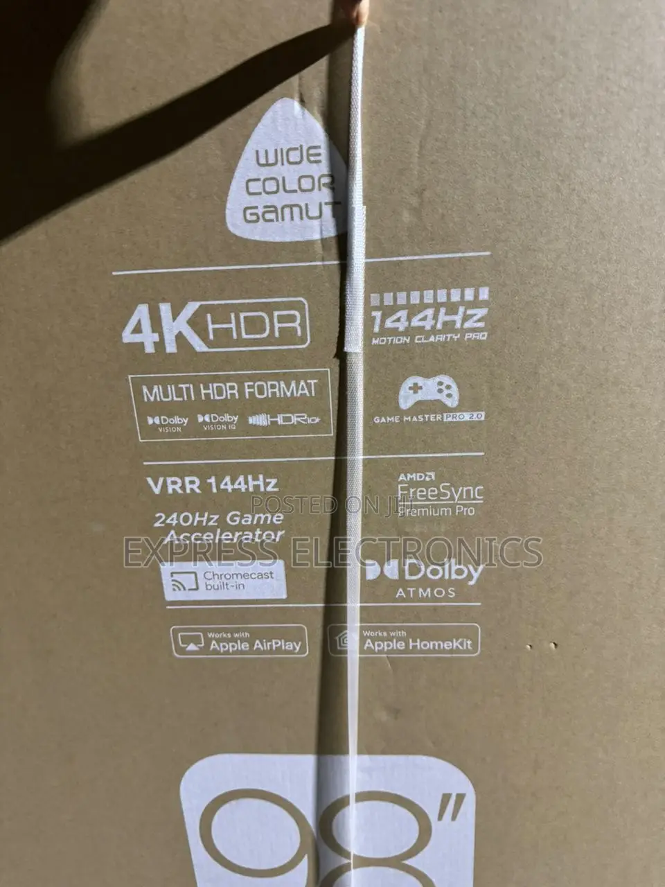 Clear Display UHD Smart TCL 98”P745