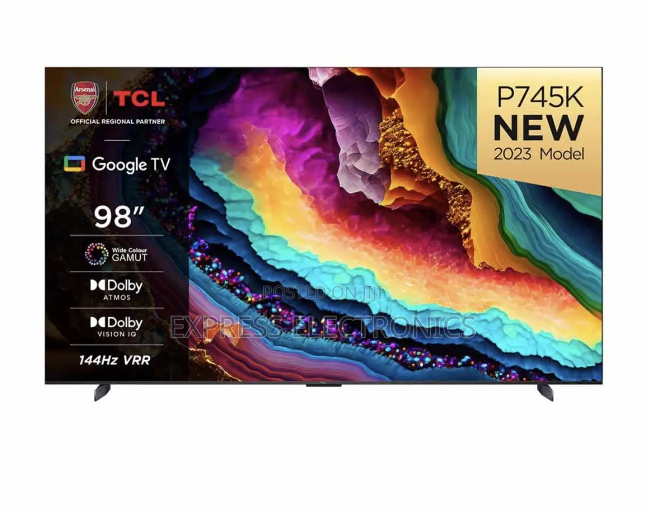 High Quality Slim UHD Smart TCL 98”P745