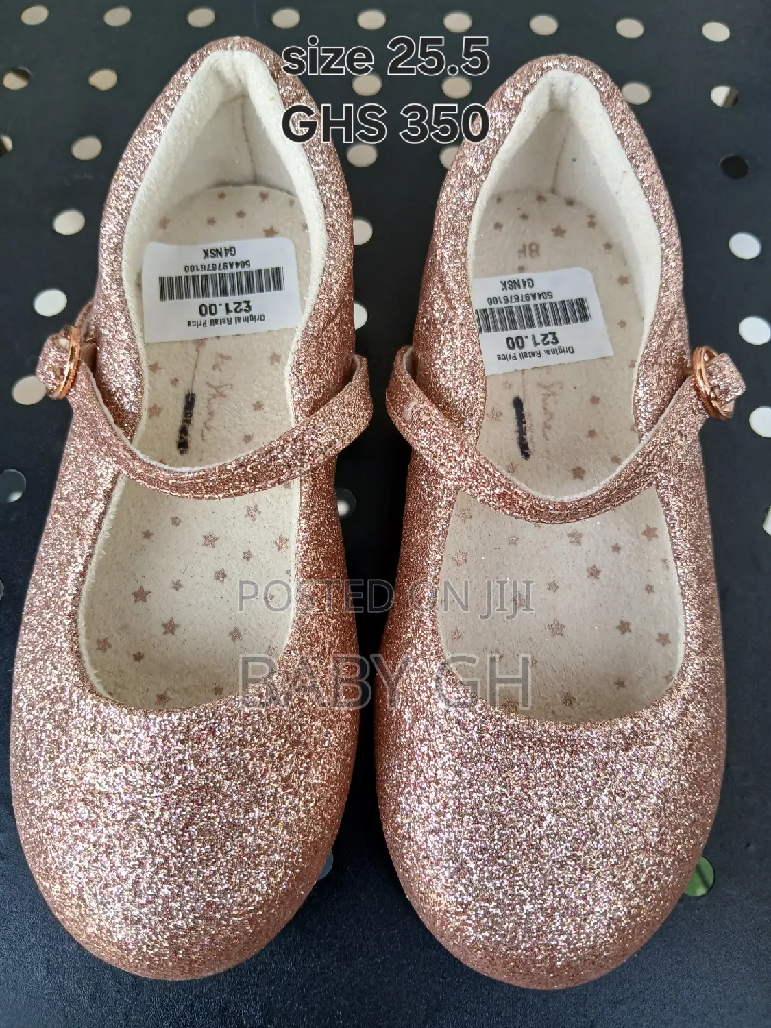 Kids Girls Shimmering Flat Shoe