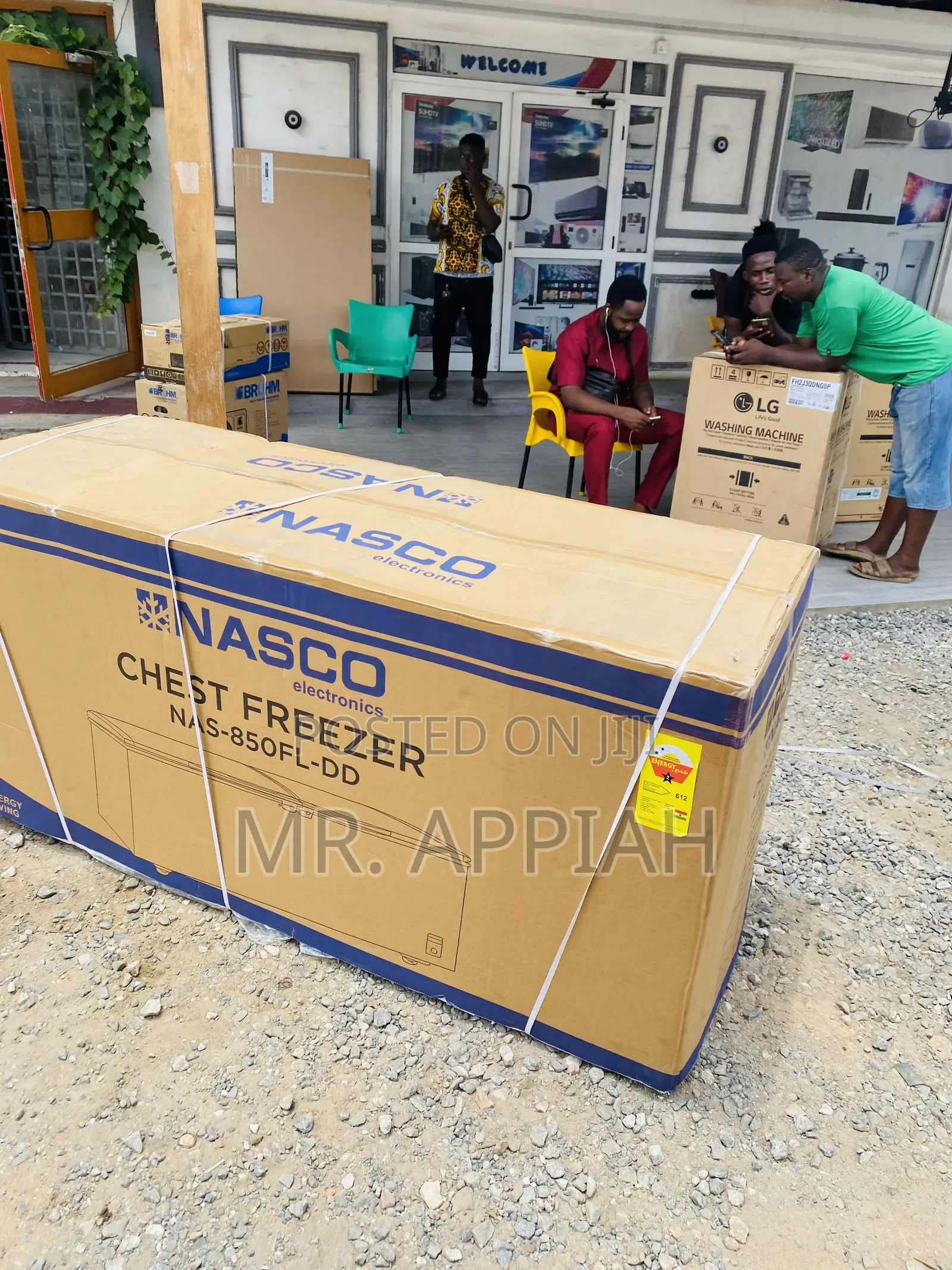 Brand New Nasco Nasco Nas-850fl -Dd Double Door Freezer.