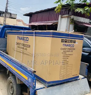 Sleek Design Nasco Nas-1200fl -Dd 2 Door Chest Freezer.