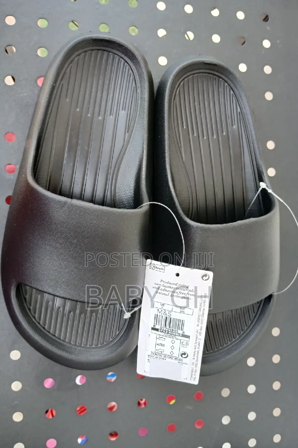 Marks and Spencer Vegan Black Sliders