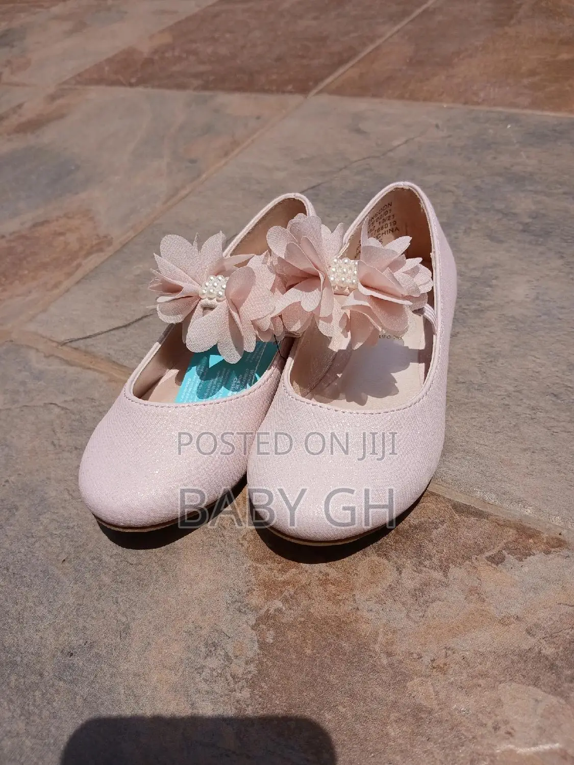 Moonsoon Children Pink Ballet Shoe With A Bow For Kids