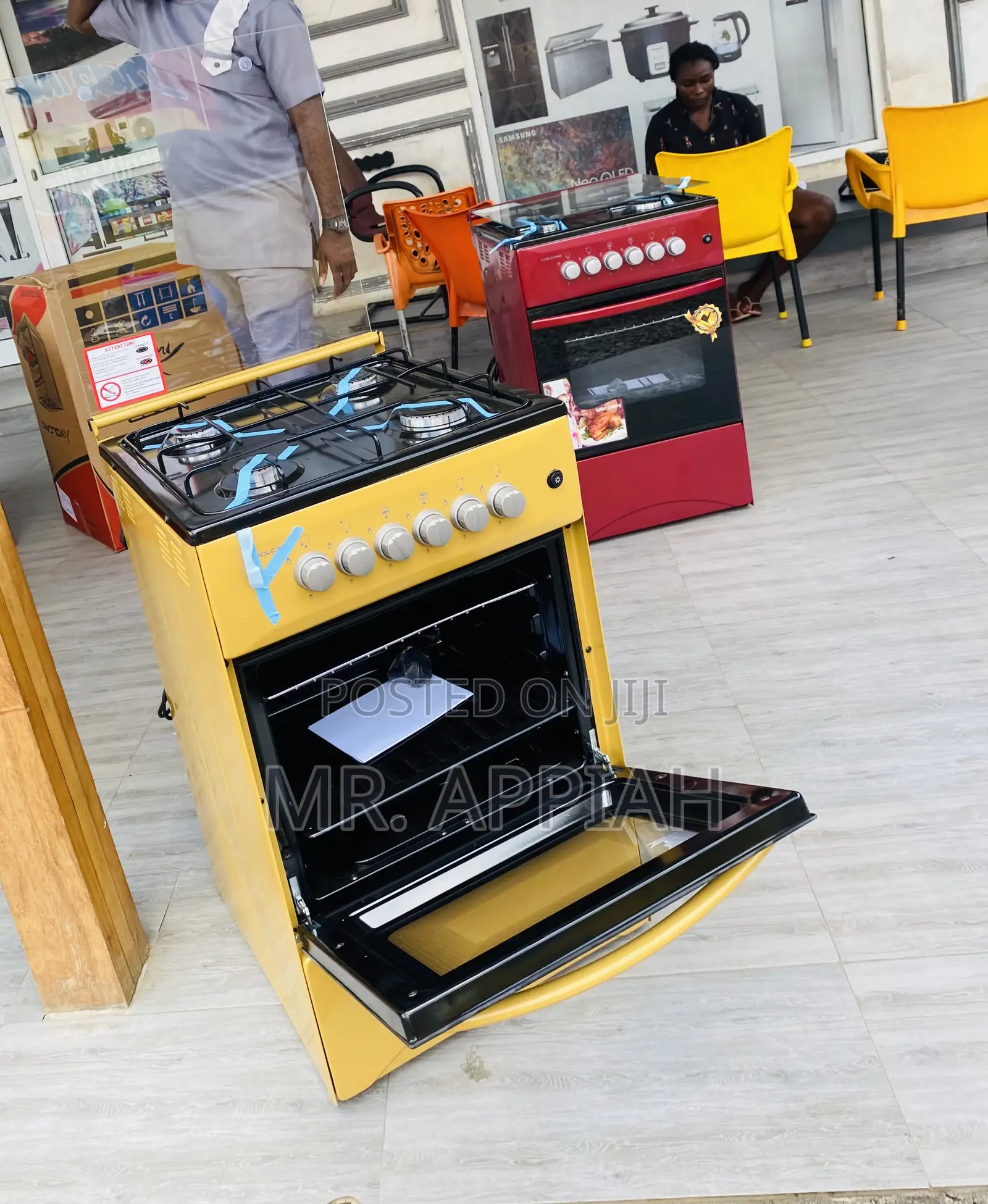 Shop Original Volcano 50x50 4 Gas Burner(Yellow).