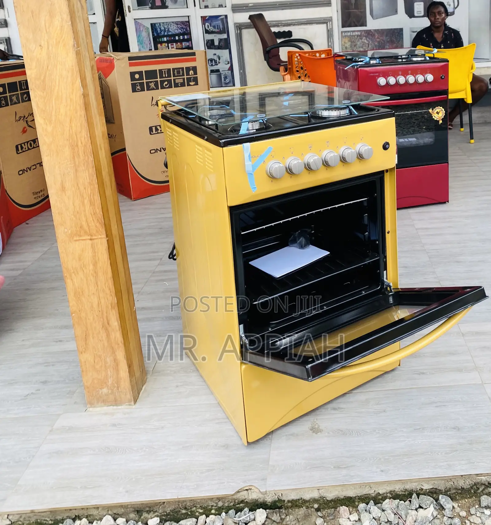Shop Affordable Volcano 50x50 4 Gas Burner(Yellow).