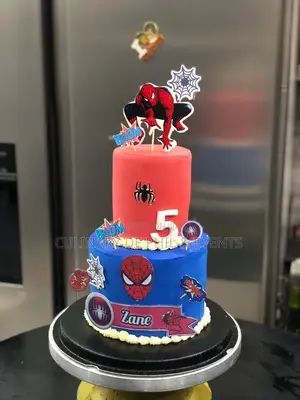 2tier Spiderman and Cake