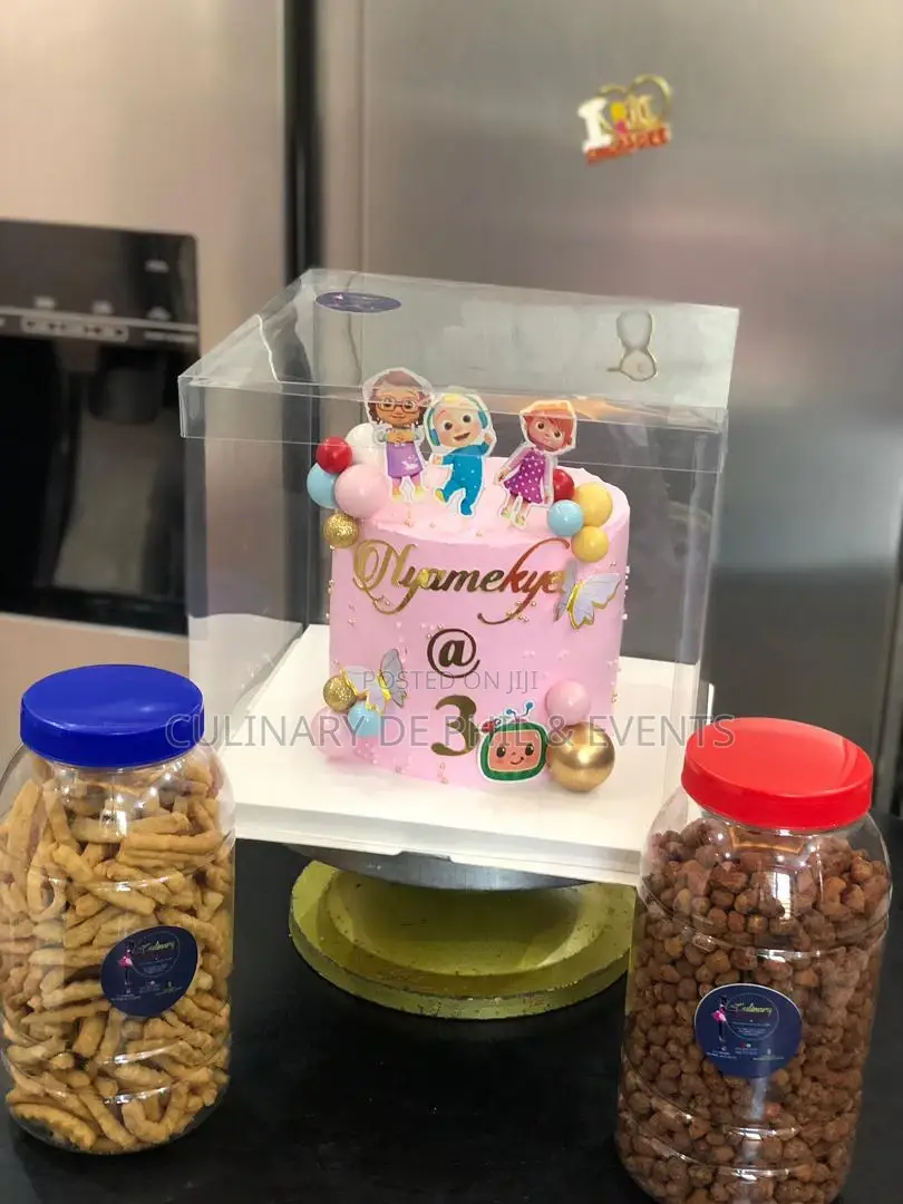 Pink Cocomelon Theme Cake
