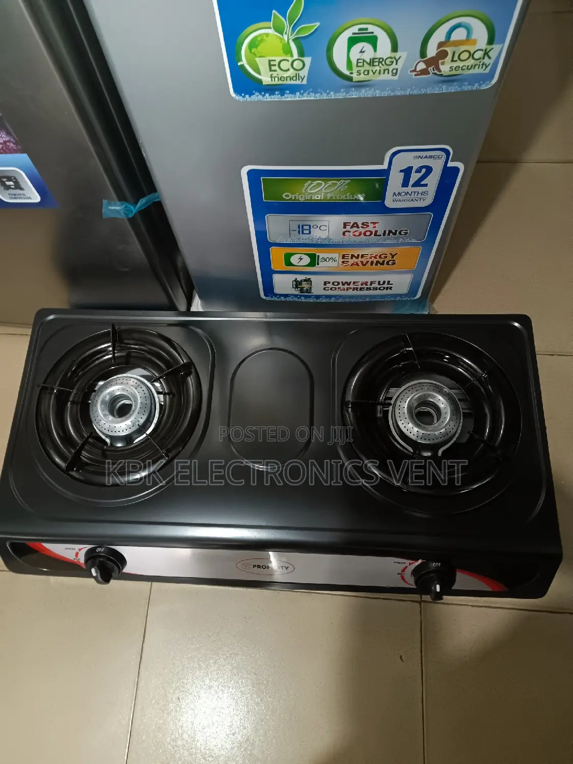 Property 2burner Stainless Steel Stove