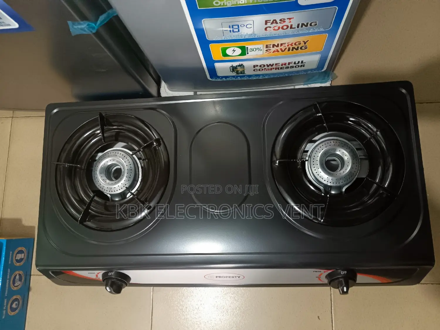Property 2burner Stainless Steel Stove