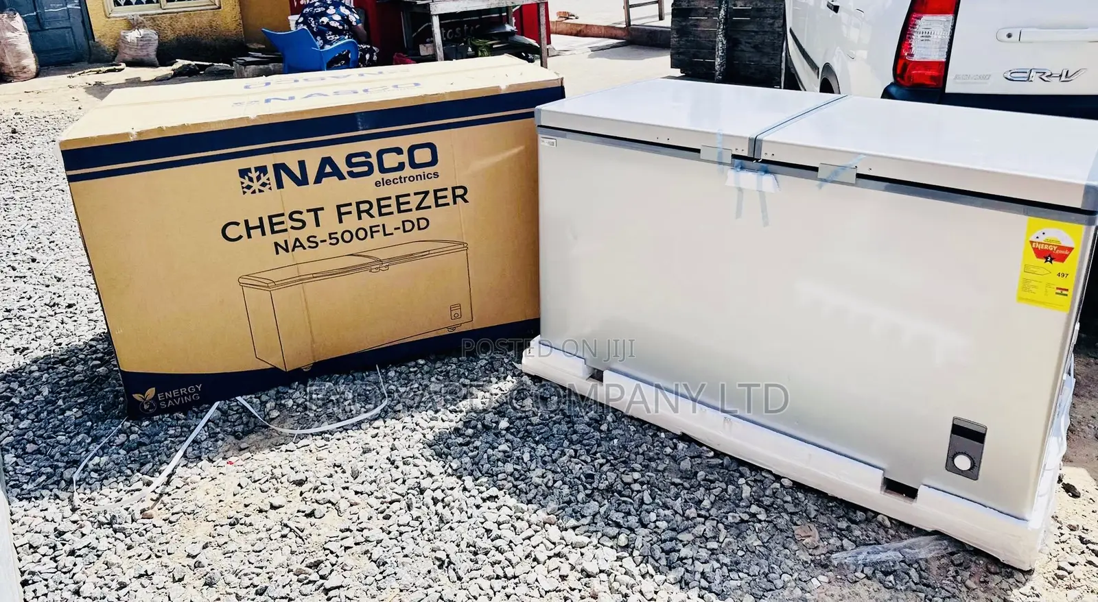 Long Lasting Nasco 425 Litres Double Door Chest Freezer