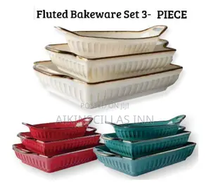 Fluted Bakeware Set