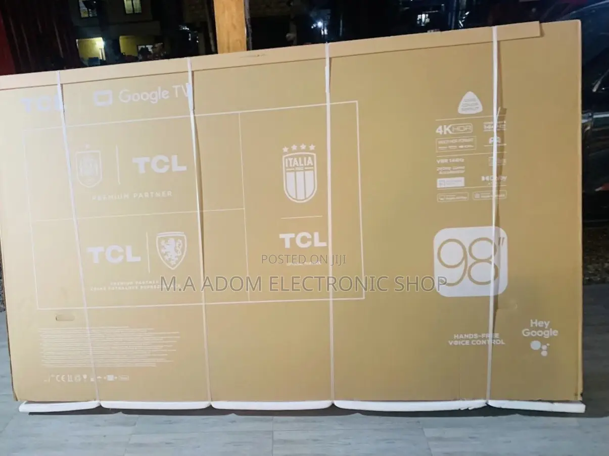Energy Efficient TCL 98P745 98 Inch Uhd Smart Led Tv.