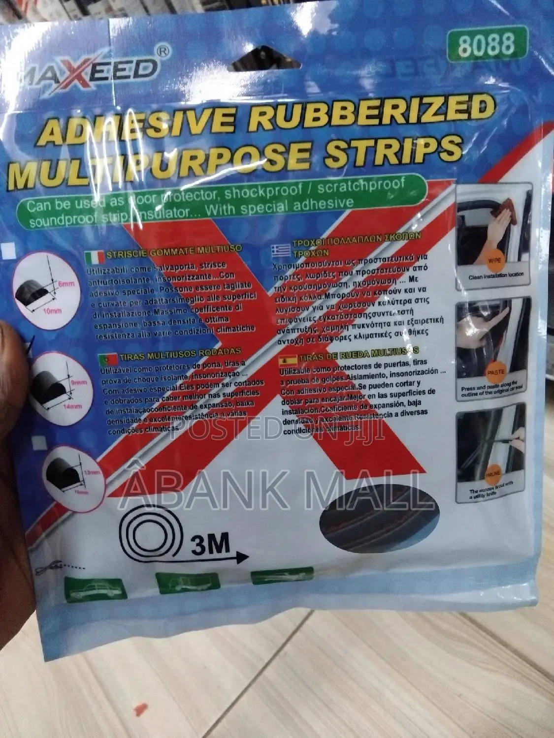Adhesive Rubberized Strips