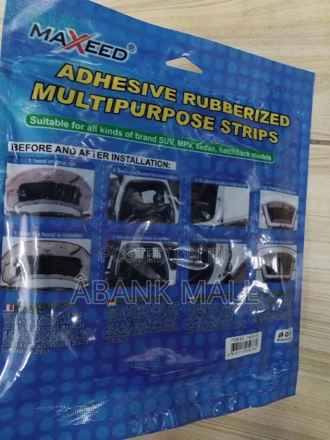Adhesive Rubberized Strips