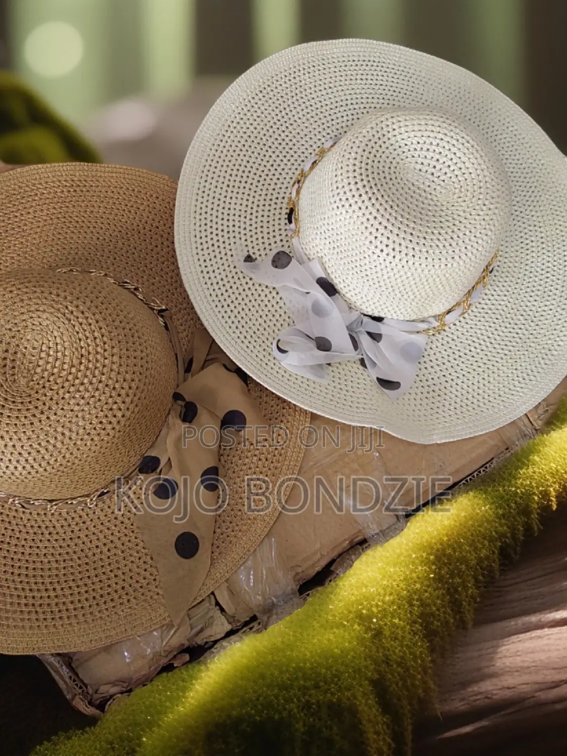 Straw Fedora Hat