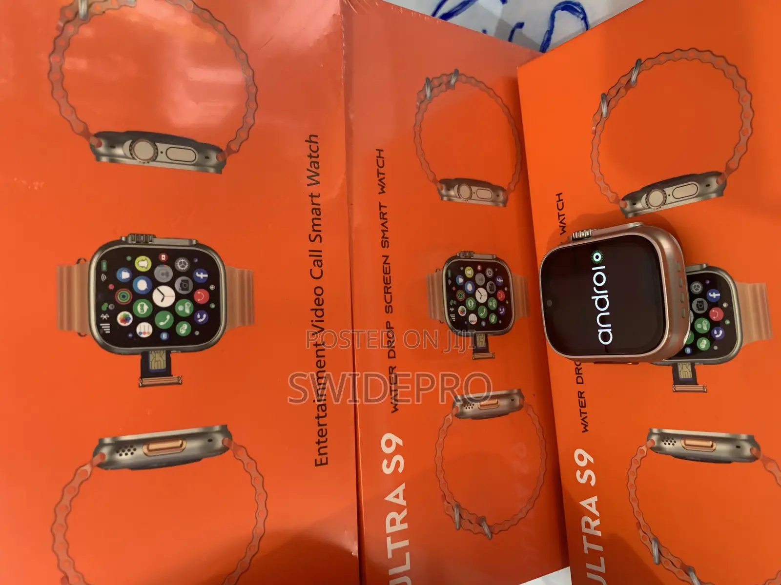 4g Ultra S9 Android Sim Watch+Dual Camera for Video Calling
