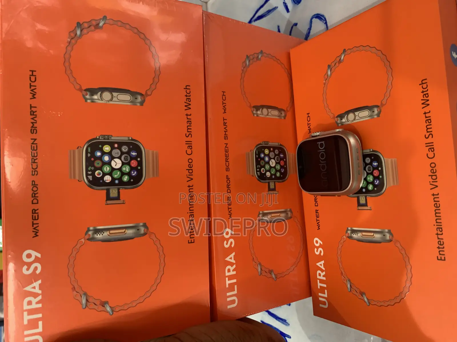 4g Ultra S9 Android Sim Watch+Dual Camera for Video Calling